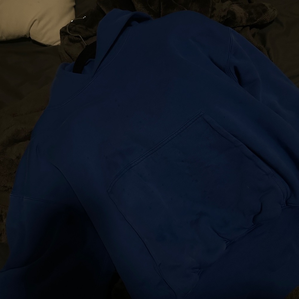 Yeezy gap blue hoodie